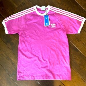 Adidas 3 stripe unisex T Shirt NWT